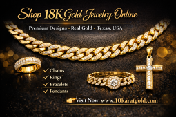 Shop 18K Gold Jewelry Online in Texas, USA