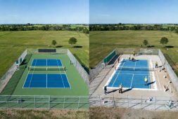 Building an Outdoor Pickleball Court