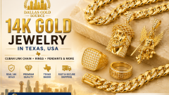 Shop 14k Gold Jewelry in Texas USA | Cuban Link Chain, Ring, Pendants