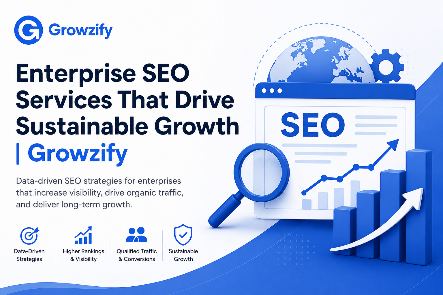 Enterprise SEO Services That Drive Sustainable Growth | Growzify
