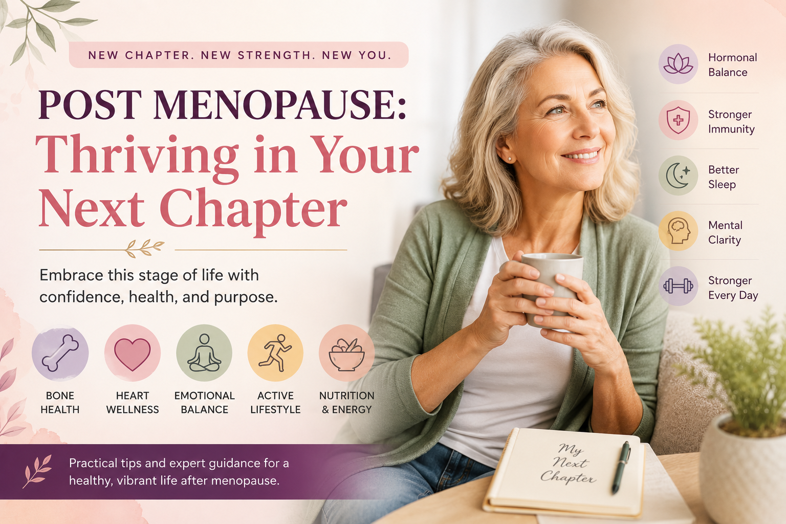 Post Menopause Guide | Thrive After Menopause with Health, Wellness & Lifestyle Tips