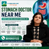 Stomach doctor clinic flyer design