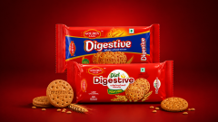 Golden Aaja Digestive & Diet Digestive Biscuit Packaging Design