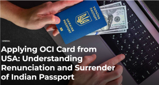 Applying OCI Card from USA