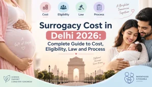 Surrogacy cost in Delhi 2026 guide covering eligibility, laws, IVF treatment, medical care, and surrogacy process