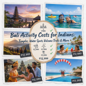 Bali Activity Costs for Indians