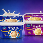 HF Super Ice Cream Packaging and Premium Advertising Design