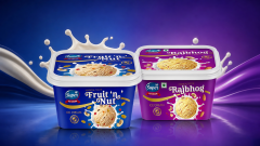 HF Super Ice Cream Packaging and Premium Advertising Design