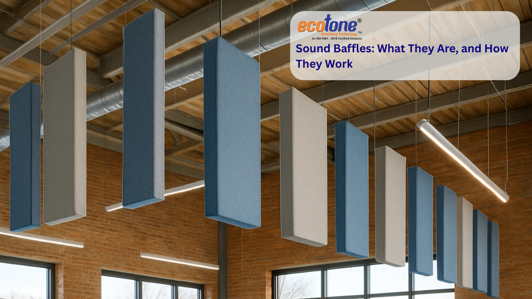 Enhancing Acoustic Comfort with Modern Sound Baffles