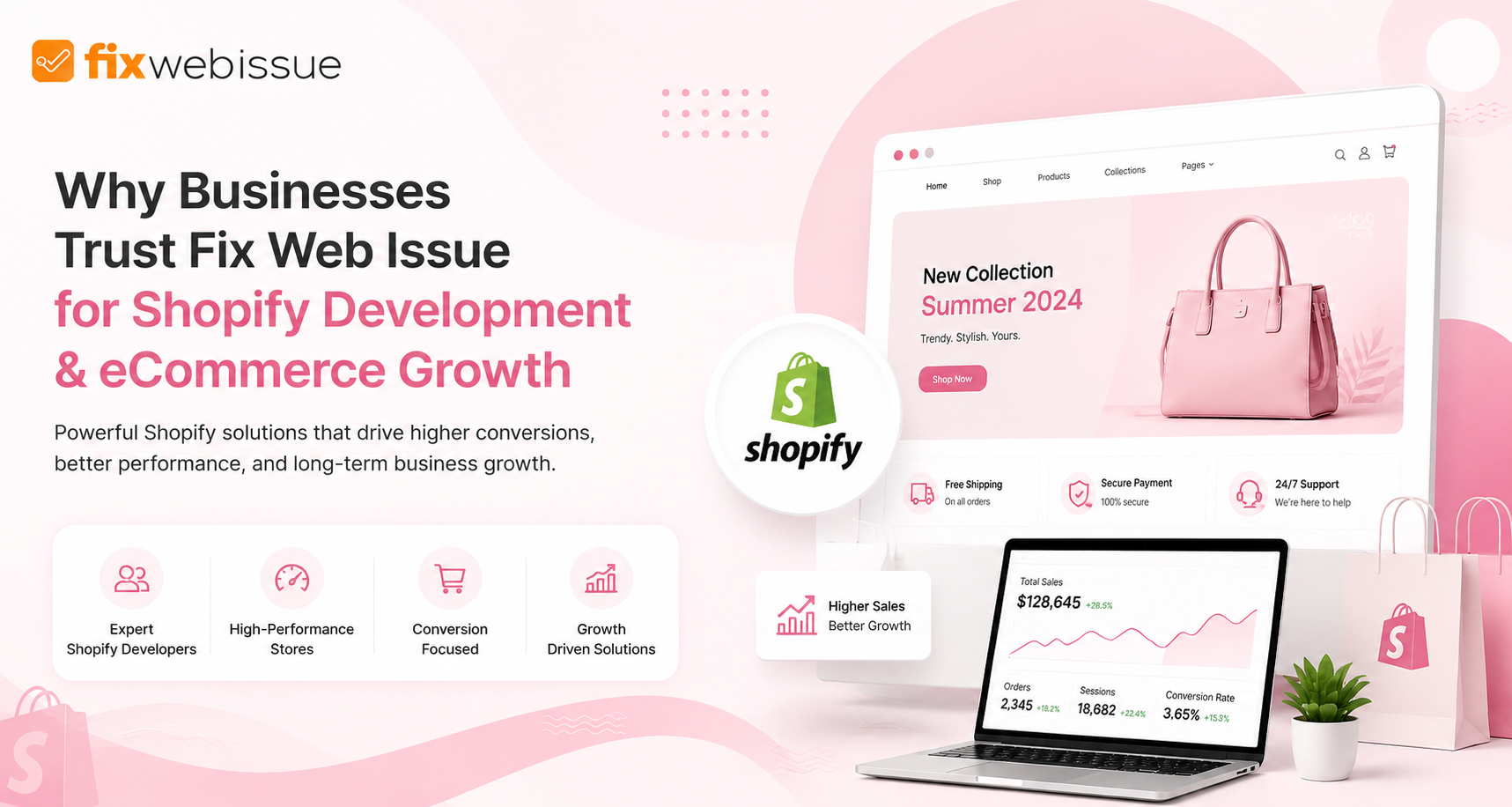 Why Businesses Trust Fix Web Issue for Shopify Development & eCommerce Growth